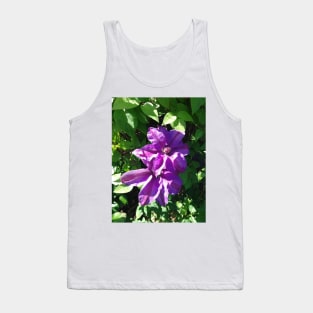 Purple clematis photograph Tank Top